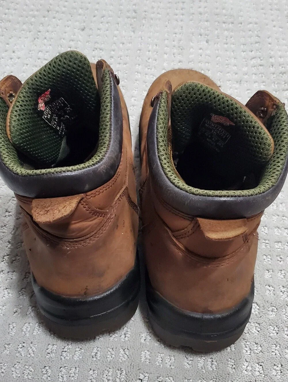 Red Wing King Toe Waterproof Work Boots Brown Leather Steel Toeen Size 11.5 D
